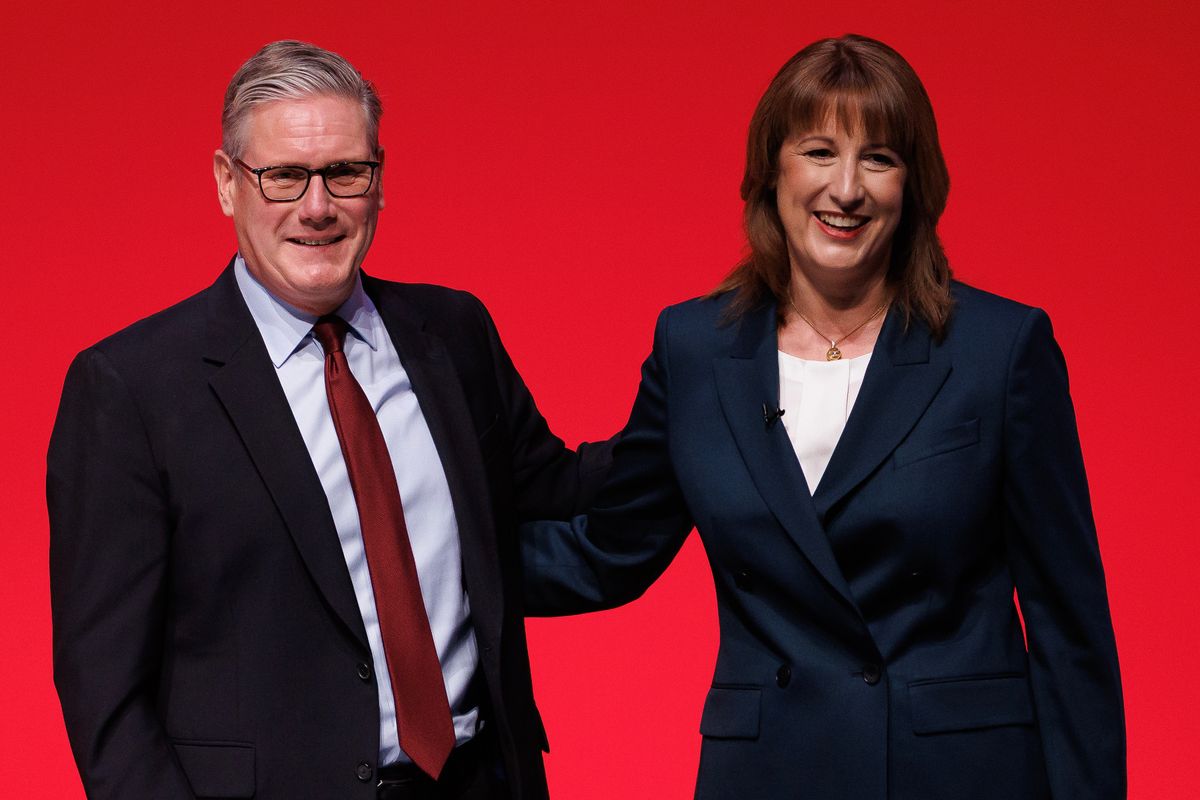 Prime Minister Keir Starmer with Chancellor Rachel Reeves