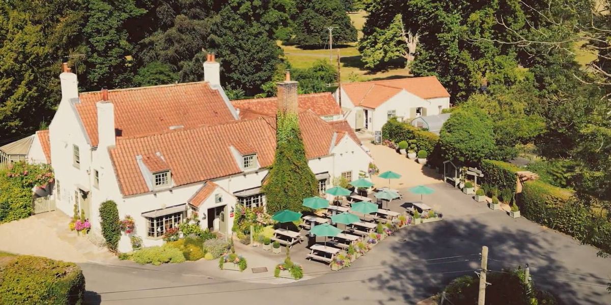 The Pipe and Glass Inn, in South Dalton has been ranked one of the best beer gardens in the UK