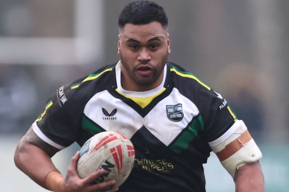 Hull FC prop Sam Lisone. 