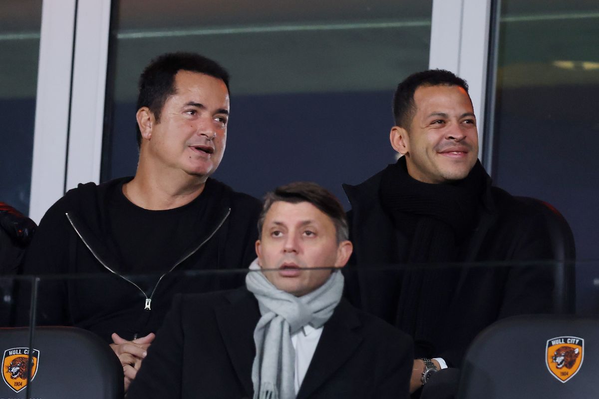 Acun Ilicali with Liam Rosenior and Tan Kesler 