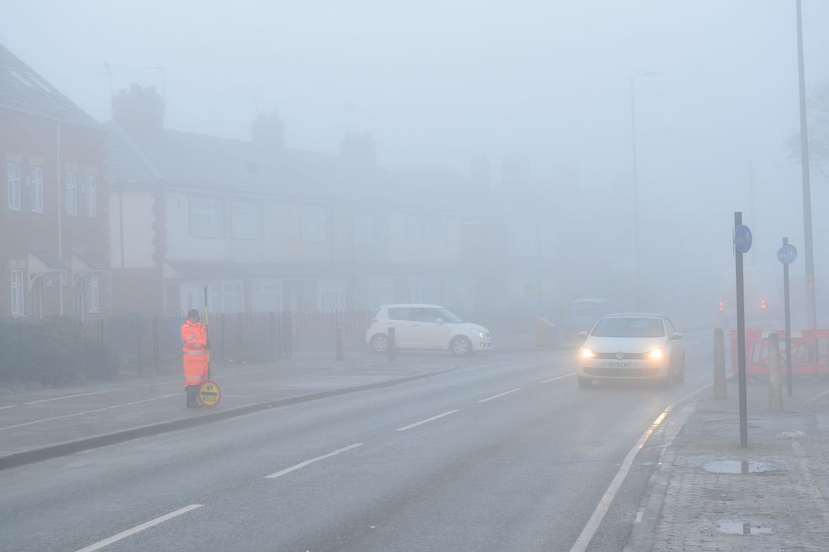A file picture of foggy conditions in east Hull.