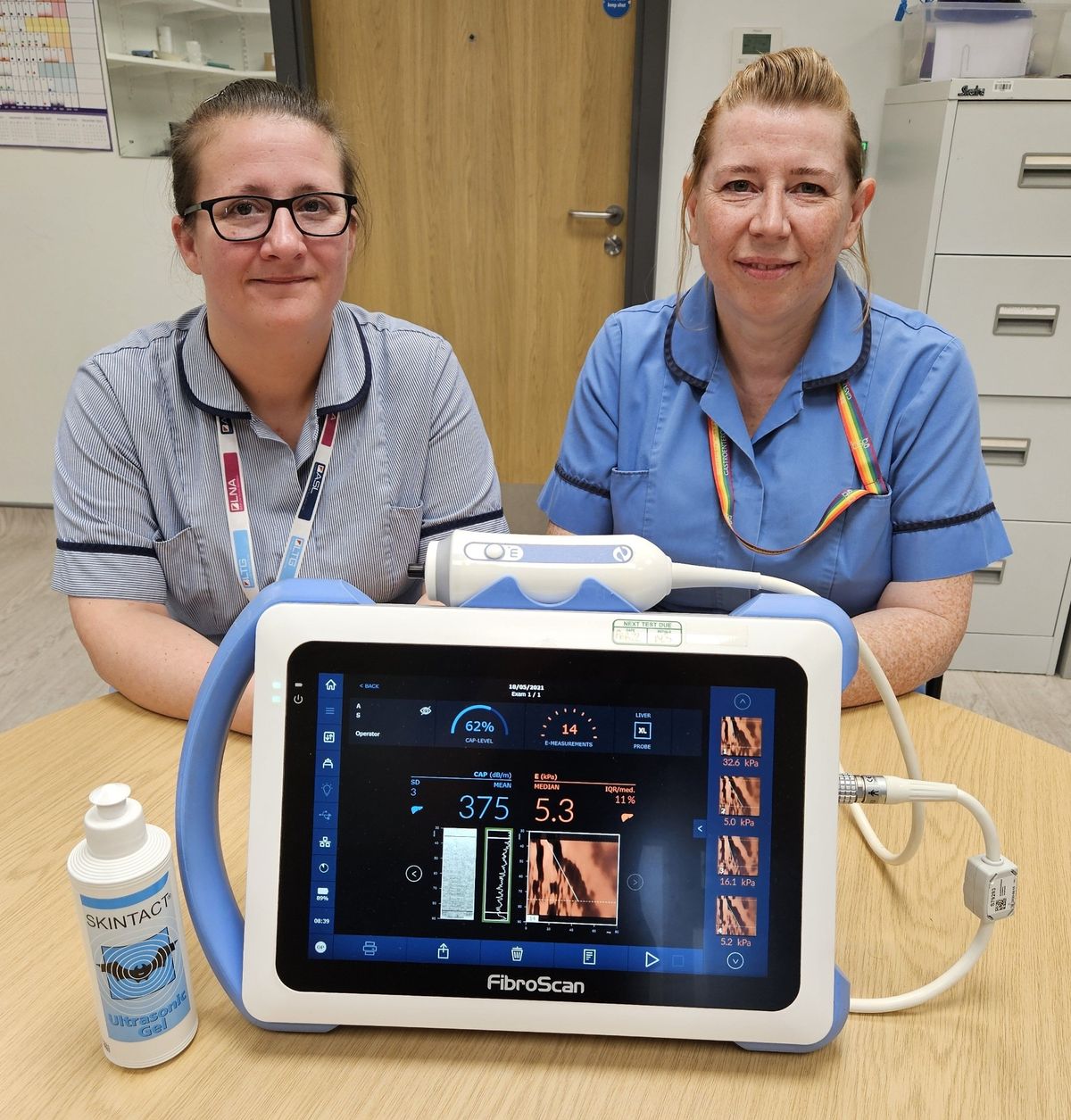 Faye Coite, left, and Beth Featherstone, of the Liver Health Team