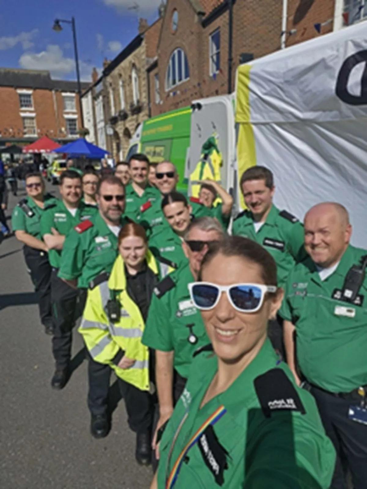 St John Ambulance members at Barton Bike Night