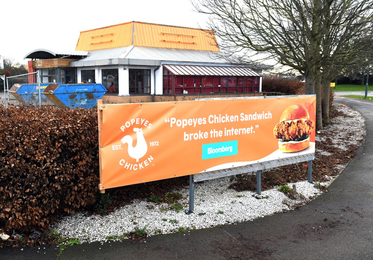 Popeyes Chicken, coming soon to Hull at the former Kingswood Pizza Hut