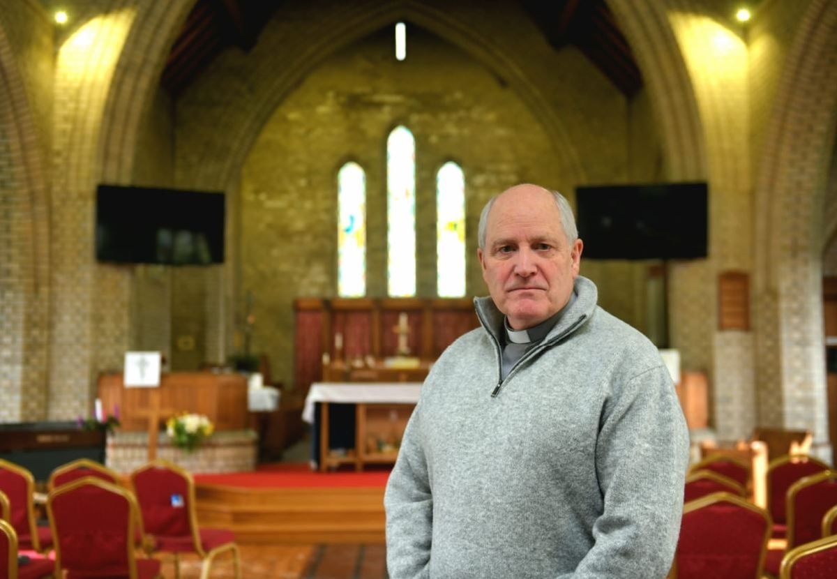 Reverend Clive Hall is the vicar at St Matthew's Church on Hull Road.