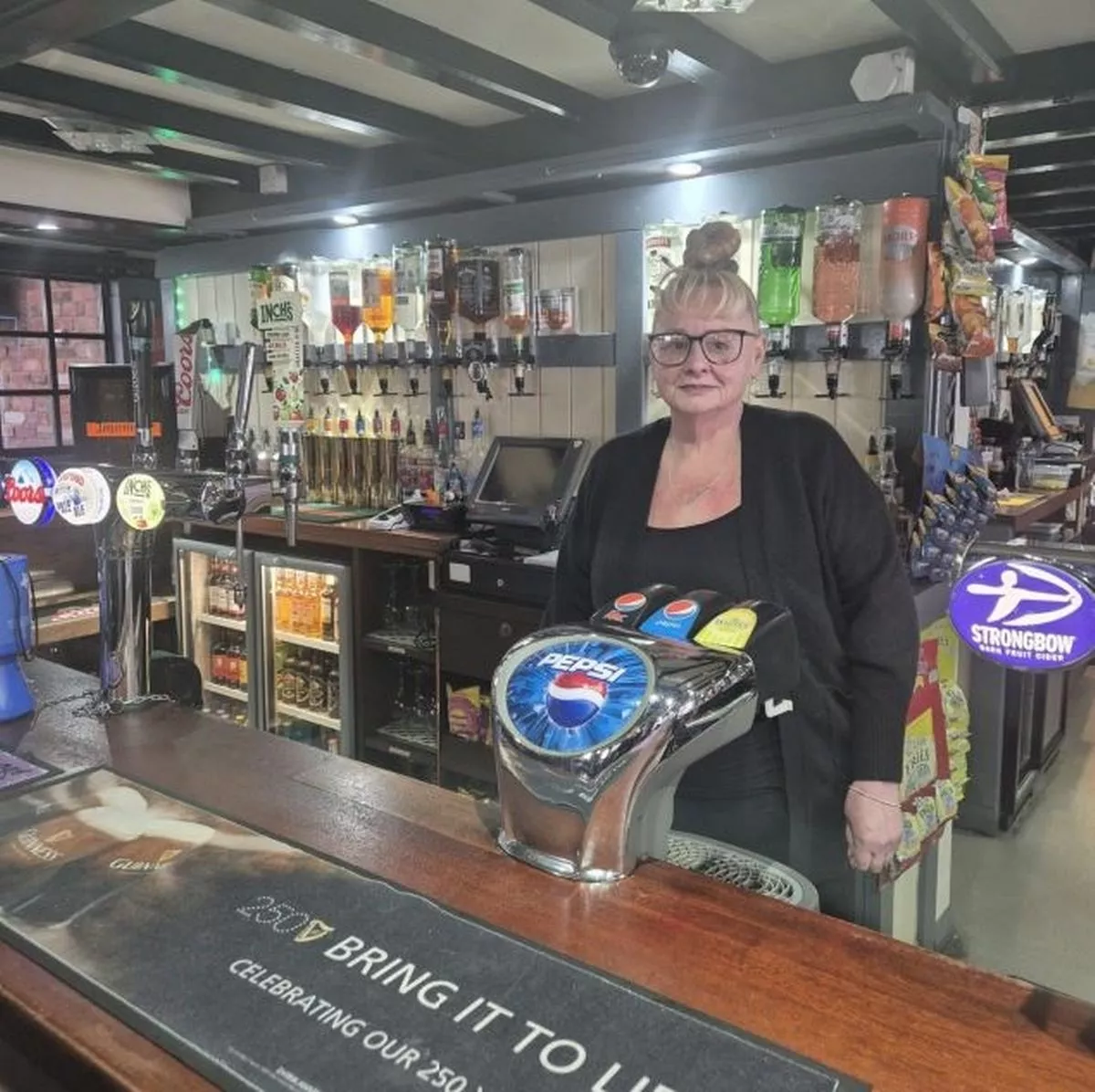 The Spread Eagle drinkers saw emergency services racing past on Friday.