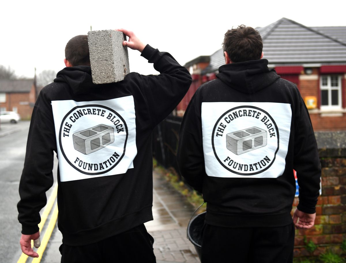 Jamie Wright and Callum Simons have created the Concrete Block Foundation, aiming to raise awareness and funds for two causes close to their hearts