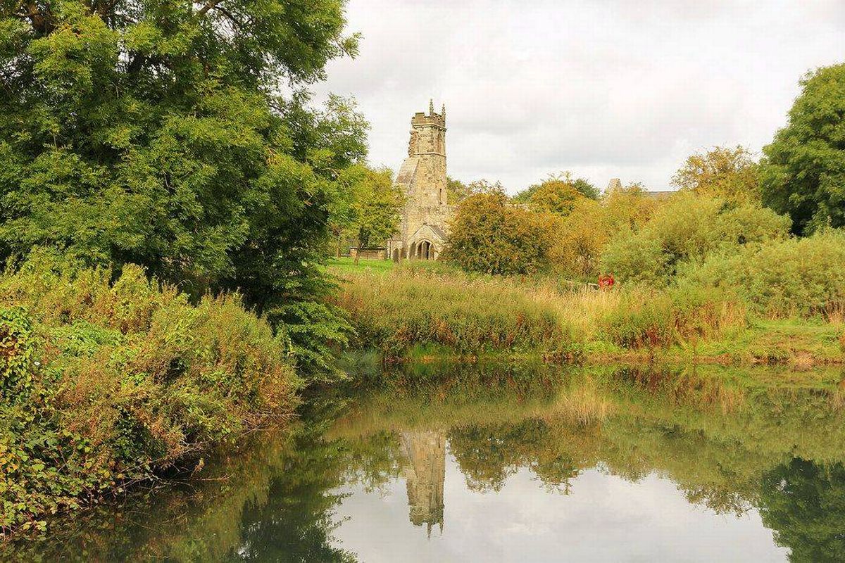 The abandoned medieval village of Wharram Percy, near Malton