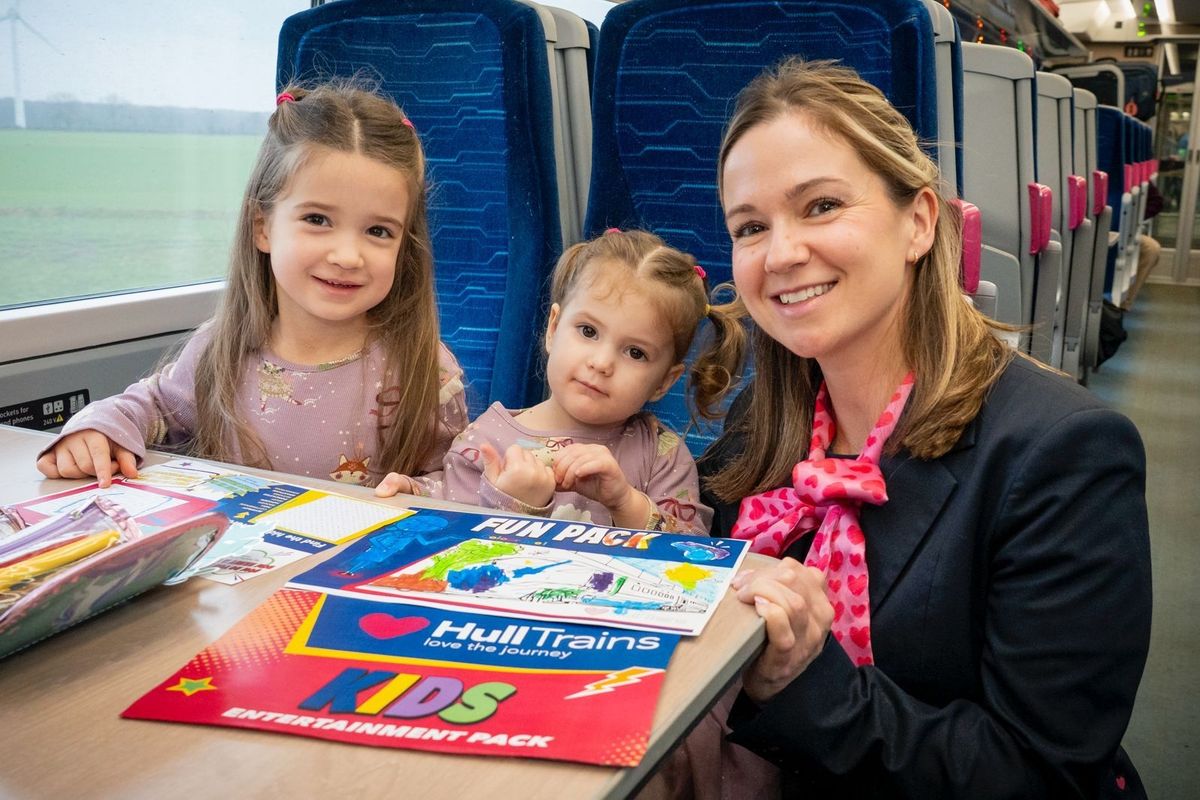 Children under five travel for free on most Hull Trains journeys