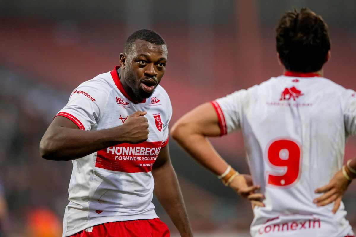 Hull KR's Jordan Derzaria.