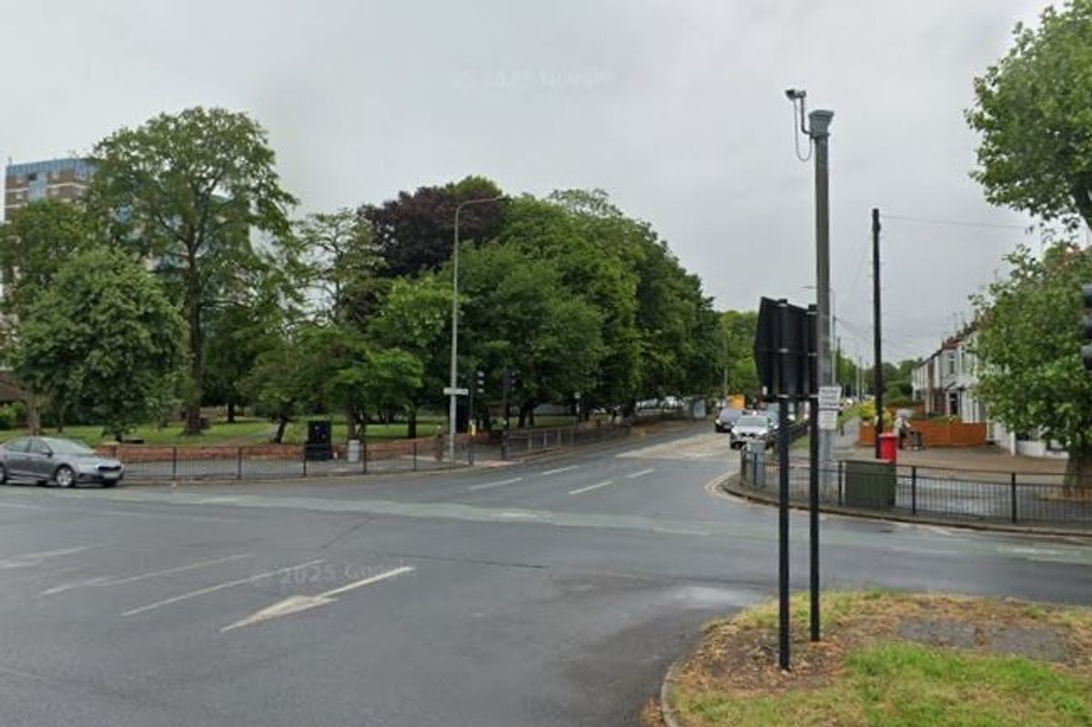 The junction of Calvert Lane and Anlaby Road in west Hull