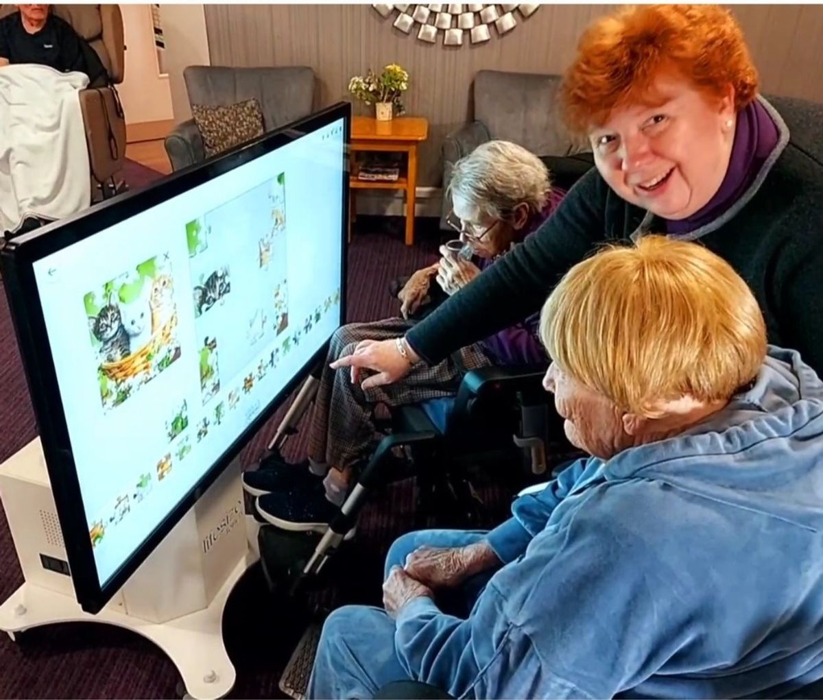Residents have 'shown absolute delight when playing the games'