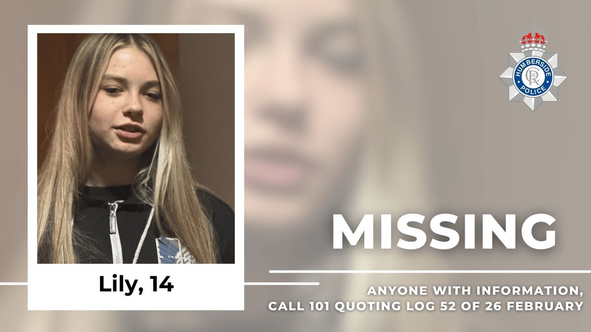 Lily, from Ulceby, who was reported missing