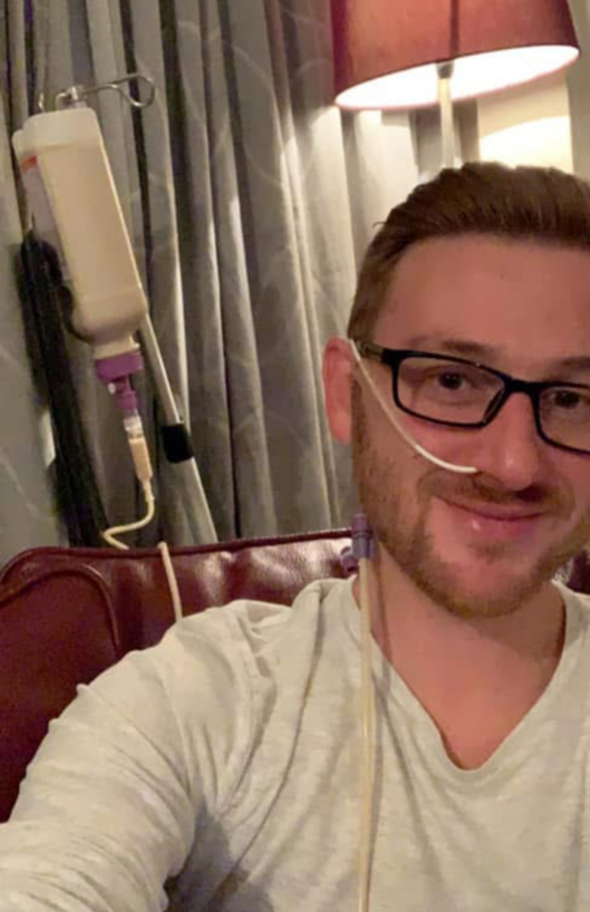Toby Kaye is speaking out about how Crohn’s disease made tube feeding part of his life