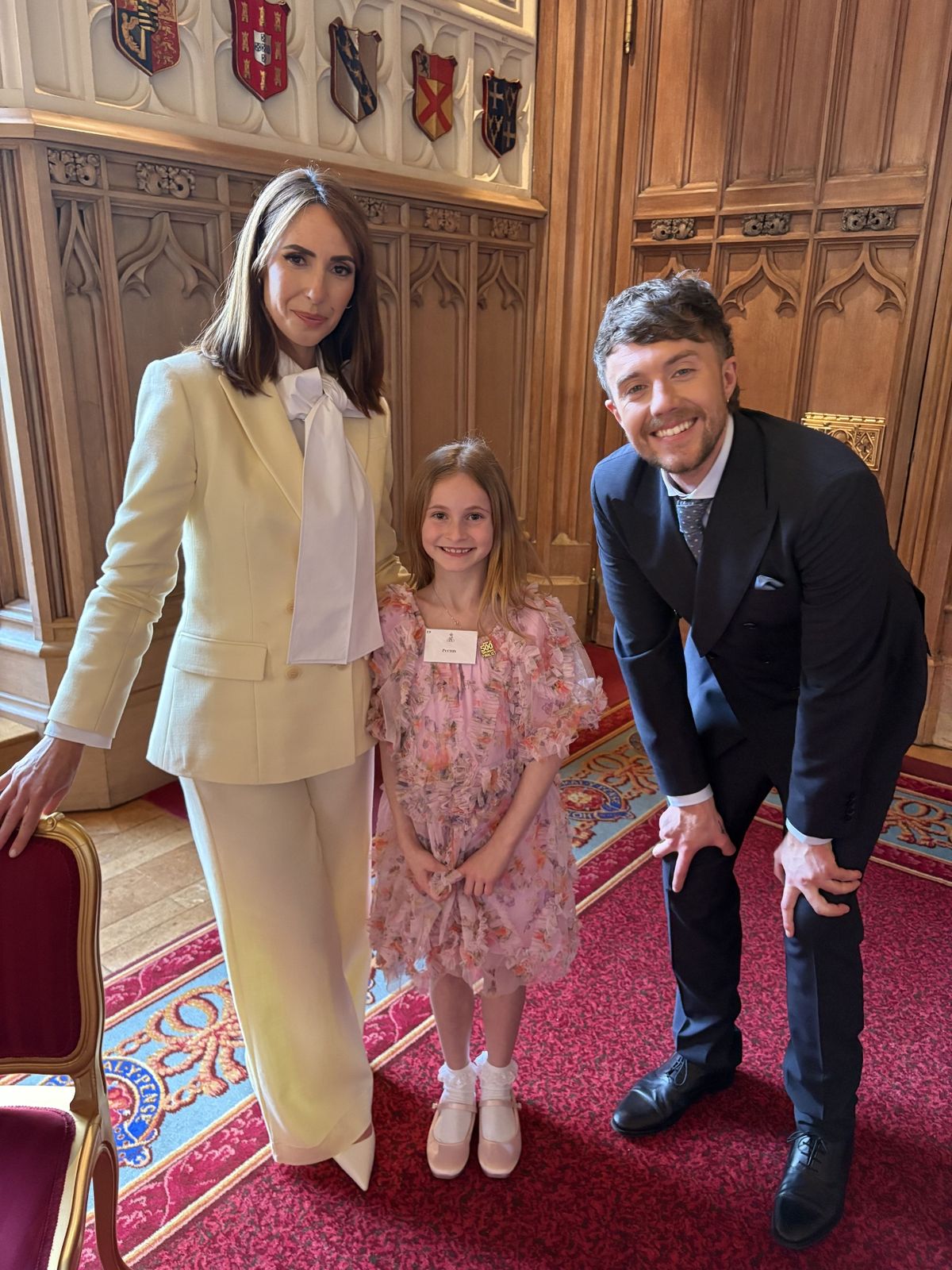 Peyton meets Alex Jones and Roman Kemp of The One Show