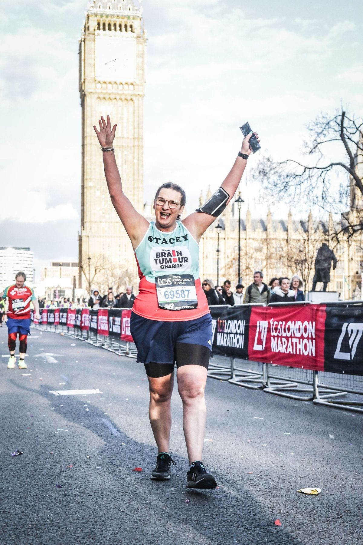 Stacey Duffy did the London Marathon in 2024 for The Brain Tumour Charity