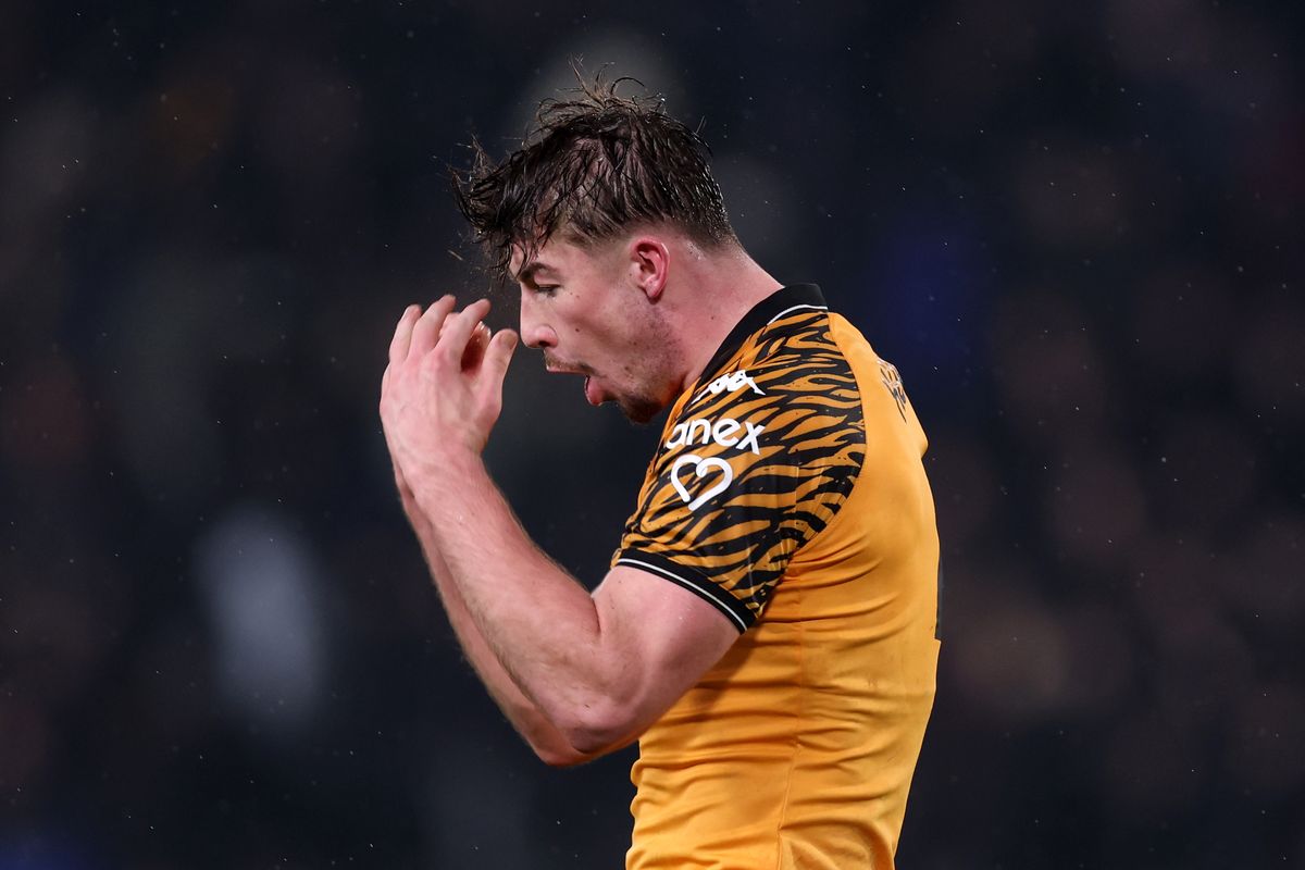 Hull City star Charlie Hughes shows his frustration 