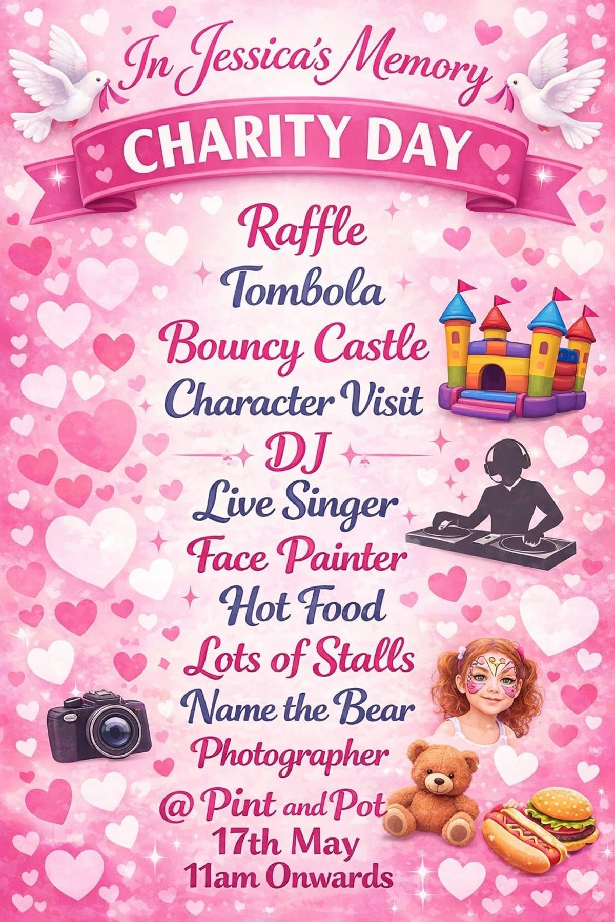 A family fun day in Hull will raise money for and awareness of In Jessica’s Memory