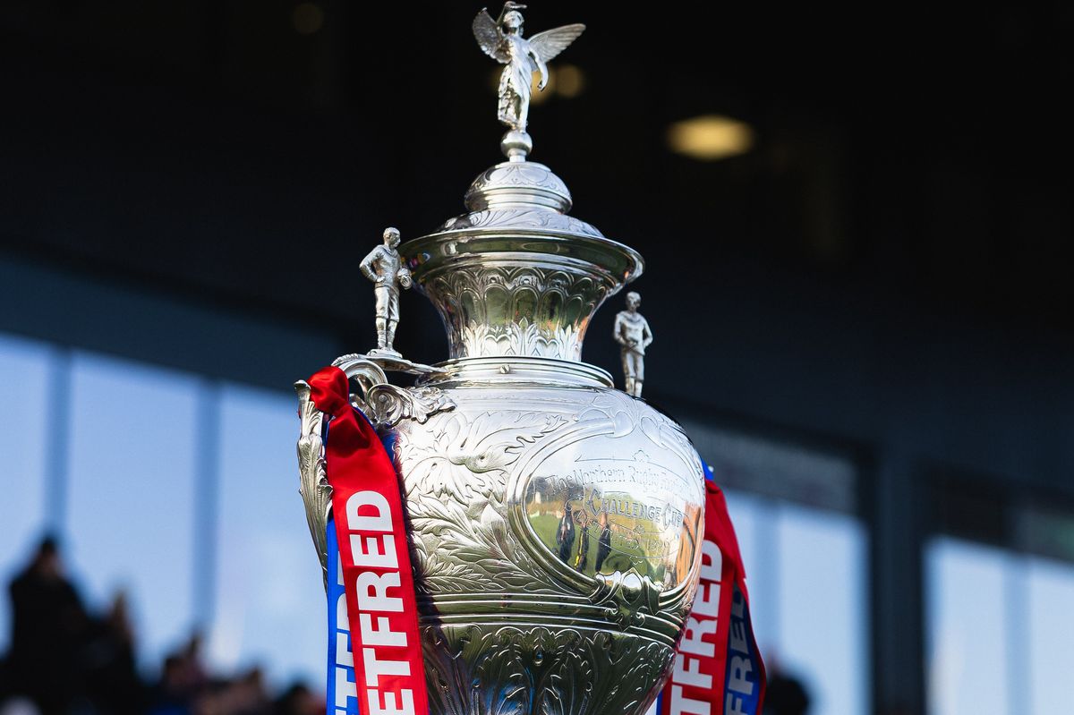The Challenge Cup trophy.