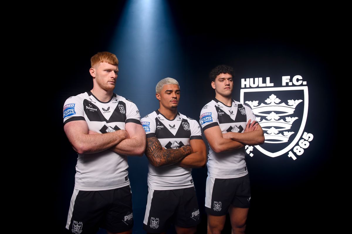 Hull FC's Harvey Barron, Will Pryce & Lewis Martin.