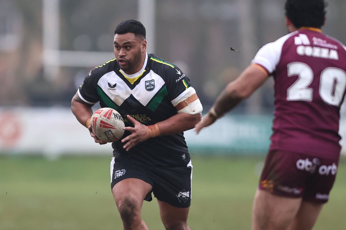 Hull FC prop Sam Lisone in action.