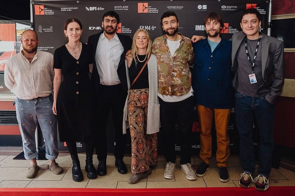 Left to right: Max Lovell, Lucy Meer, Mo'min Swaitat, Hollie Bryan, Jack King, Robbie Bryant, Tudor Cucu-Dumitrescu