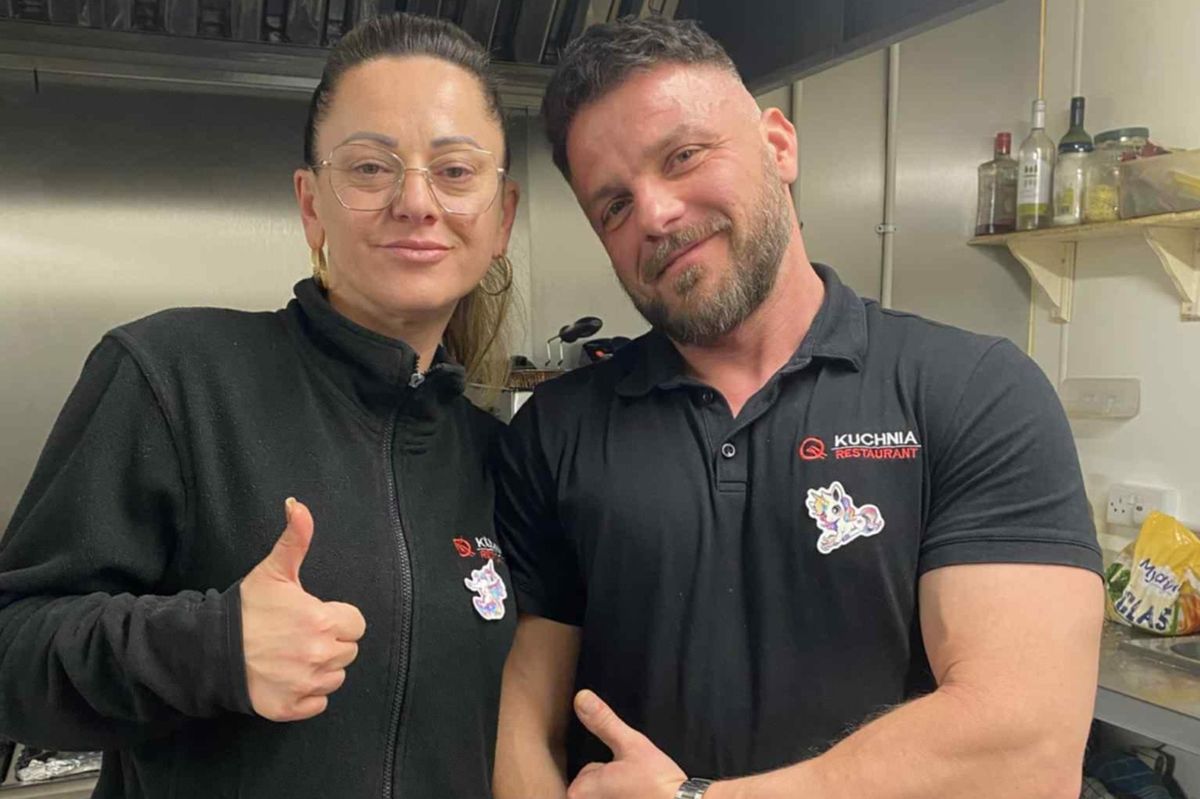 Anna and Maciej Godyn who are closing their restaurant to pursue new careers