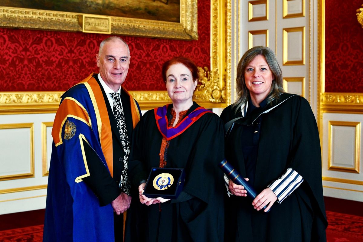 L-R: Rob Lawson OBE (Governor & Chair of Corporation at Hull College), Debra Gray CBE (Principal & CEO of Hull College) and Deb Millar OBE (Executive Director of Digital Transformation at Hull College)