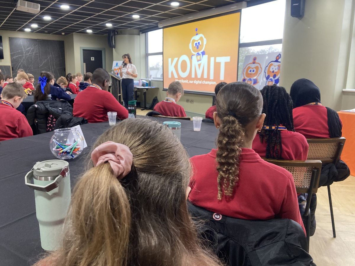 A lesson in online safety from KCOM and mascot KOMIT