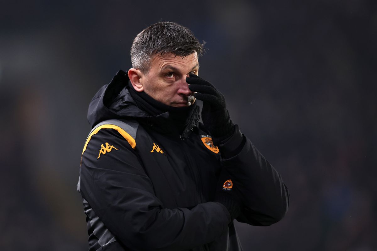 Hull City boss Sergej Jakirovic watches on