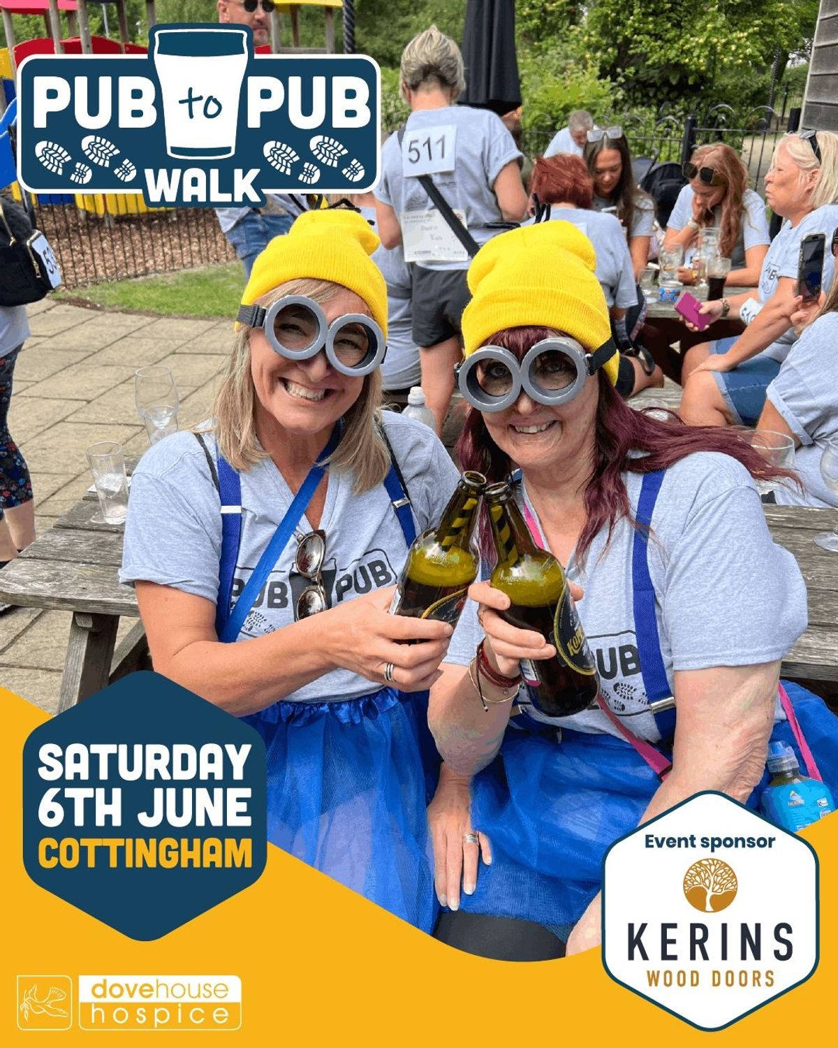 It's back for summer 2026 - the Pub to Pub Walk, hosted by Hull's Dove House Hospice