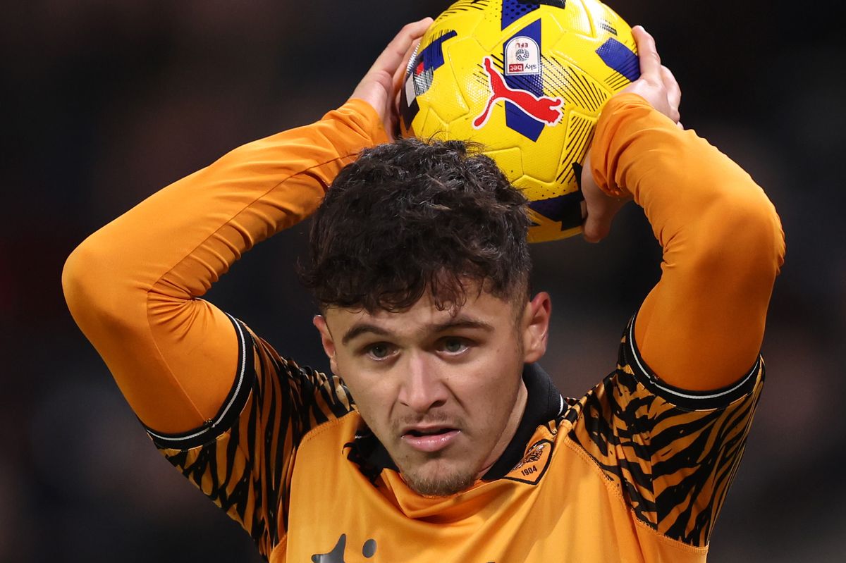 Ryan Giles was back in action for Hull City on Tuesday night 