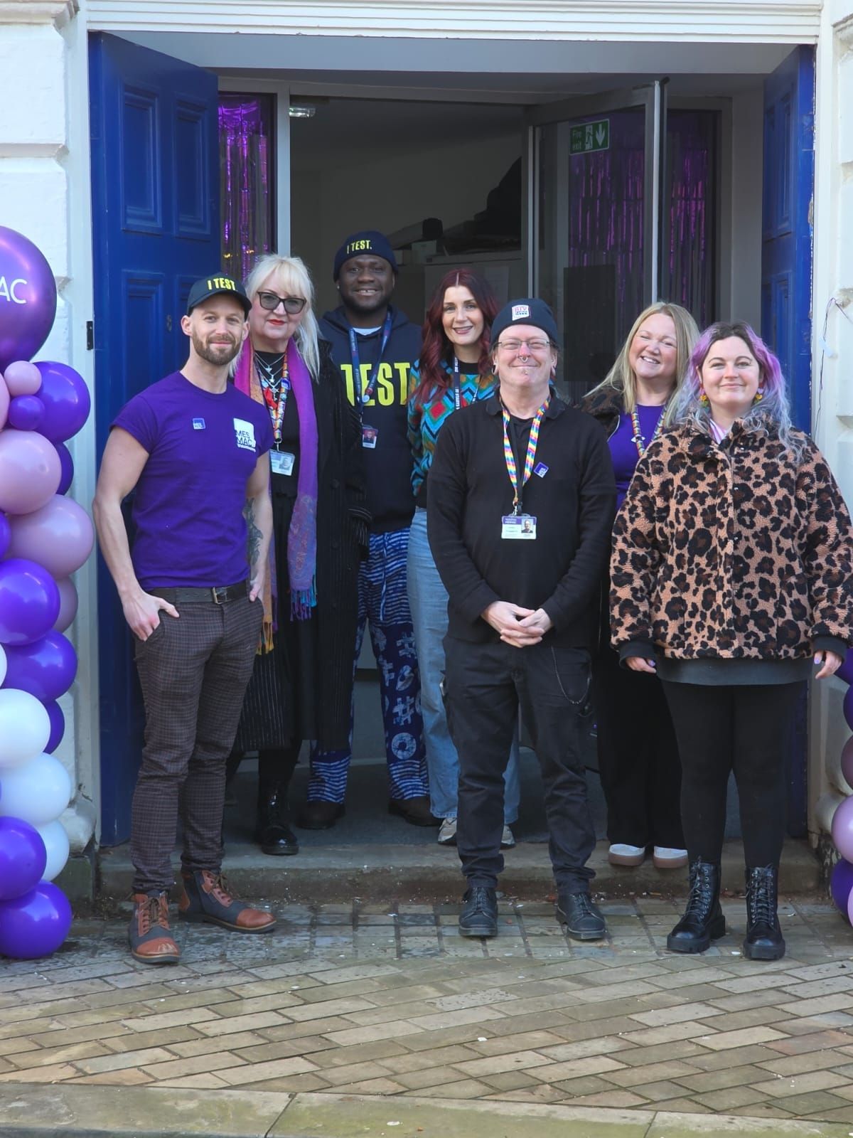 MESMAC staff at the charity's new sexual health drop-in at 8 King Street, Trinity Square, Hull