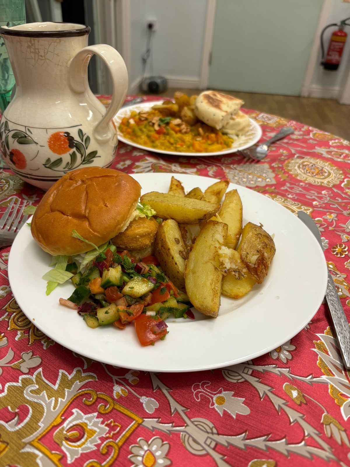 Waffle is a community project based in the HU3 area of Hull offering hot meals like this burger