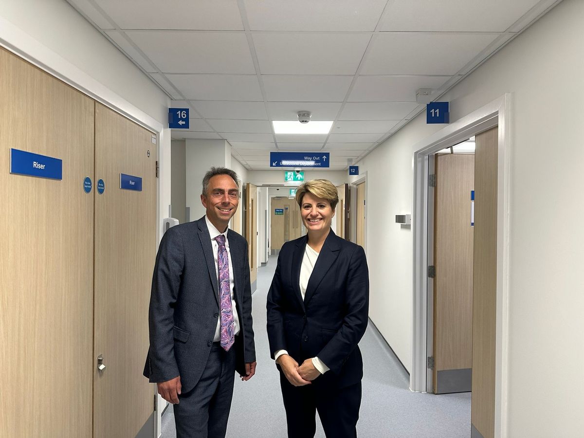 Cllr Mike Ross and Emma Hardy MP