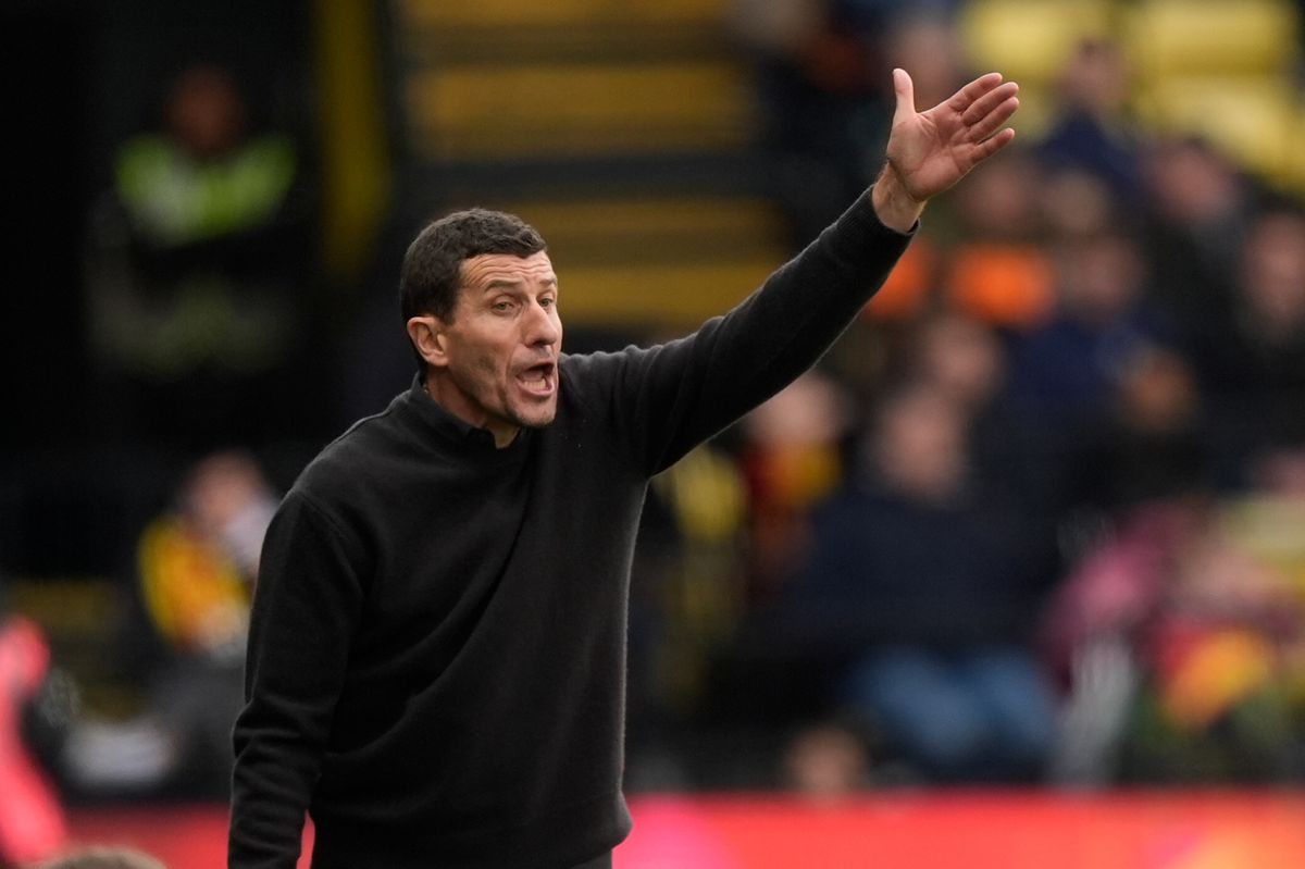 Watford's manager Javi Gracia gestures during the Sky Bet Championship match at Vicarage Road, Watford