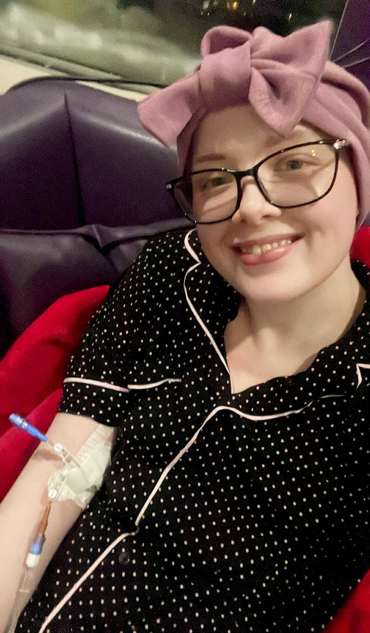 Izzy Darnes in hospital
