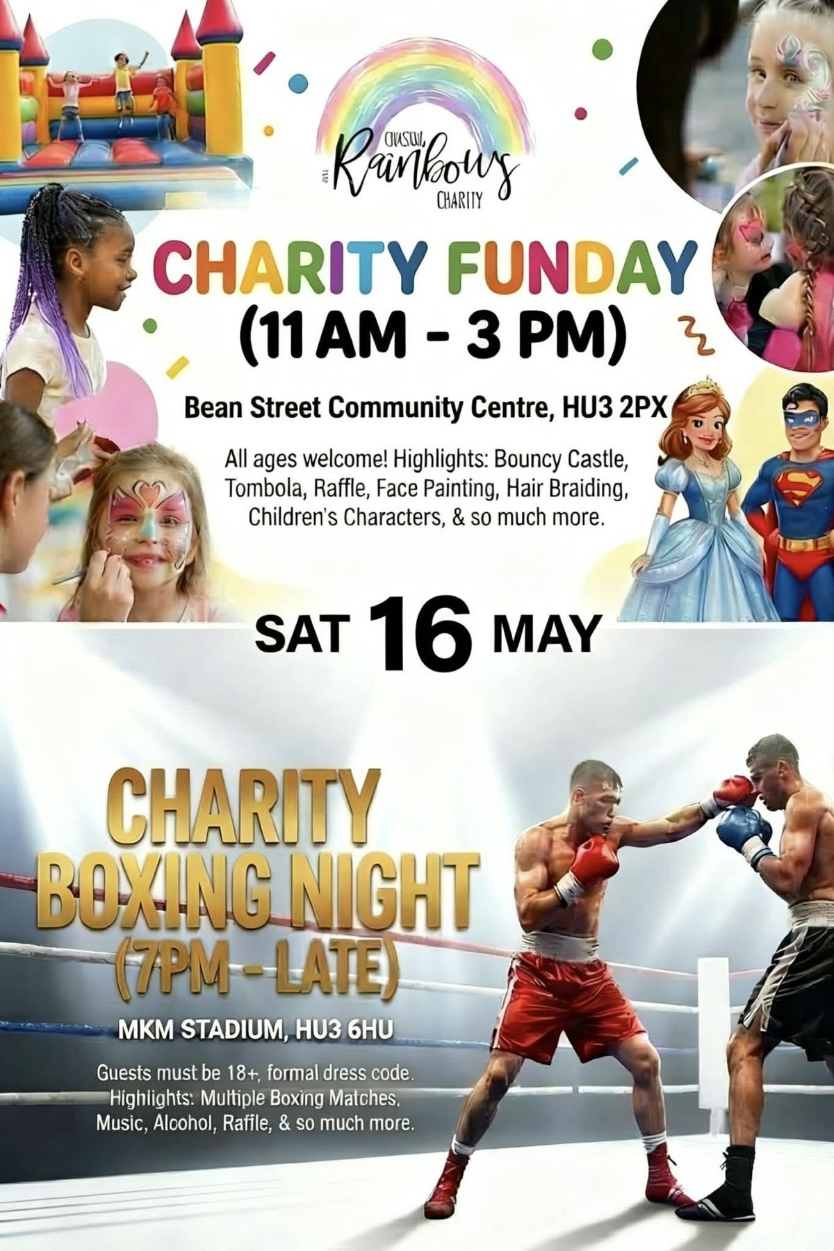 Day of fundraising is planned in May to help Hull-based Chasing Rainbows charity