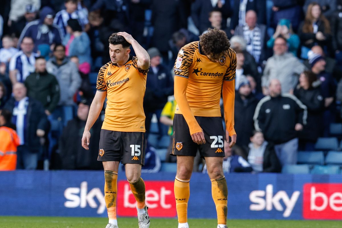 Hull City's John Egan and Matt Crooks