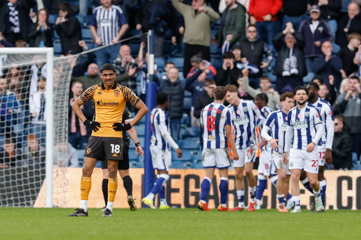 Hull City's Cody Drameh looks on after the Tigers were well beaten at West Brom