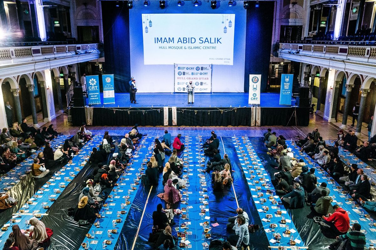 The Grand Community Iftar at Hull City Hall was attended by more than 350 people
