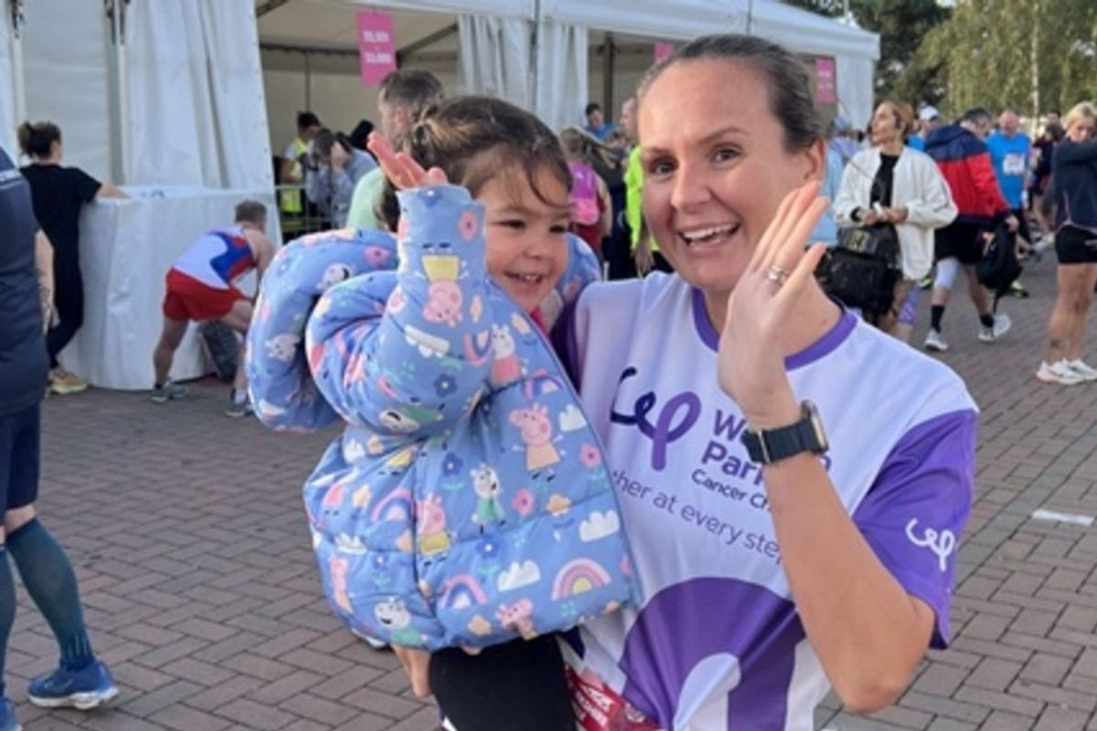Jennifer Razak with daughter Laila