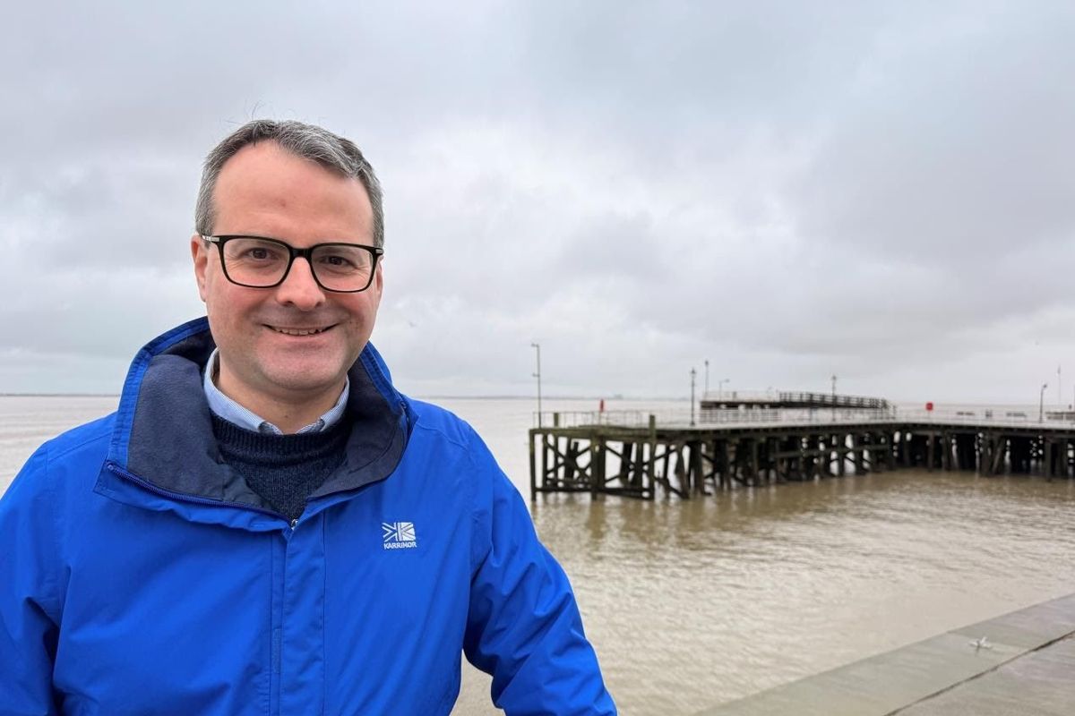 Cllr Mark Ieronimo, the council's cabinet portfolio holder for transport and infrastructure, at Victoria Pier