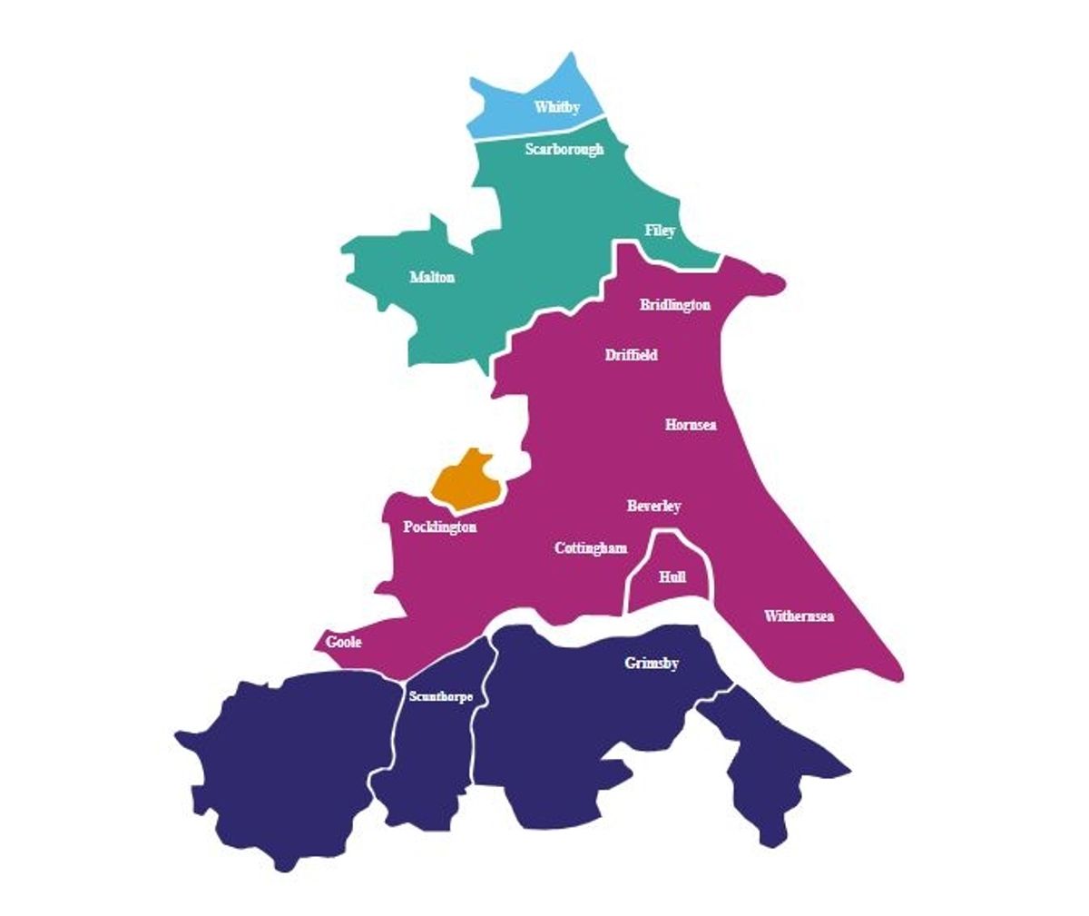 Humber Teaching NHS Foundation Trust area map