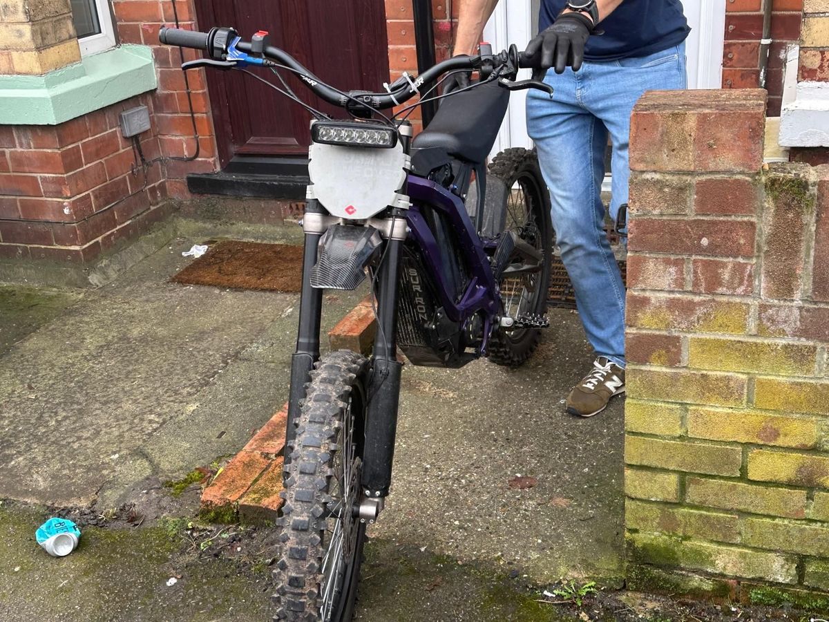An E-bike was seized