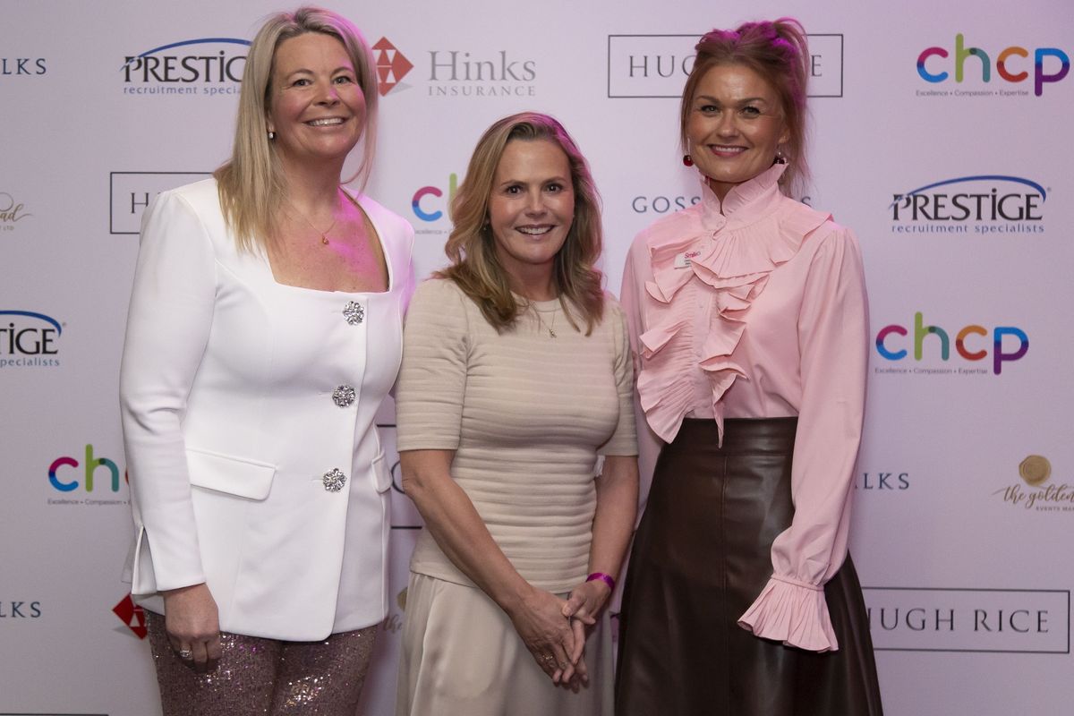 Natasha Barley, Liz Earle and Clare Woodard at the Hull Ladies' Lunch