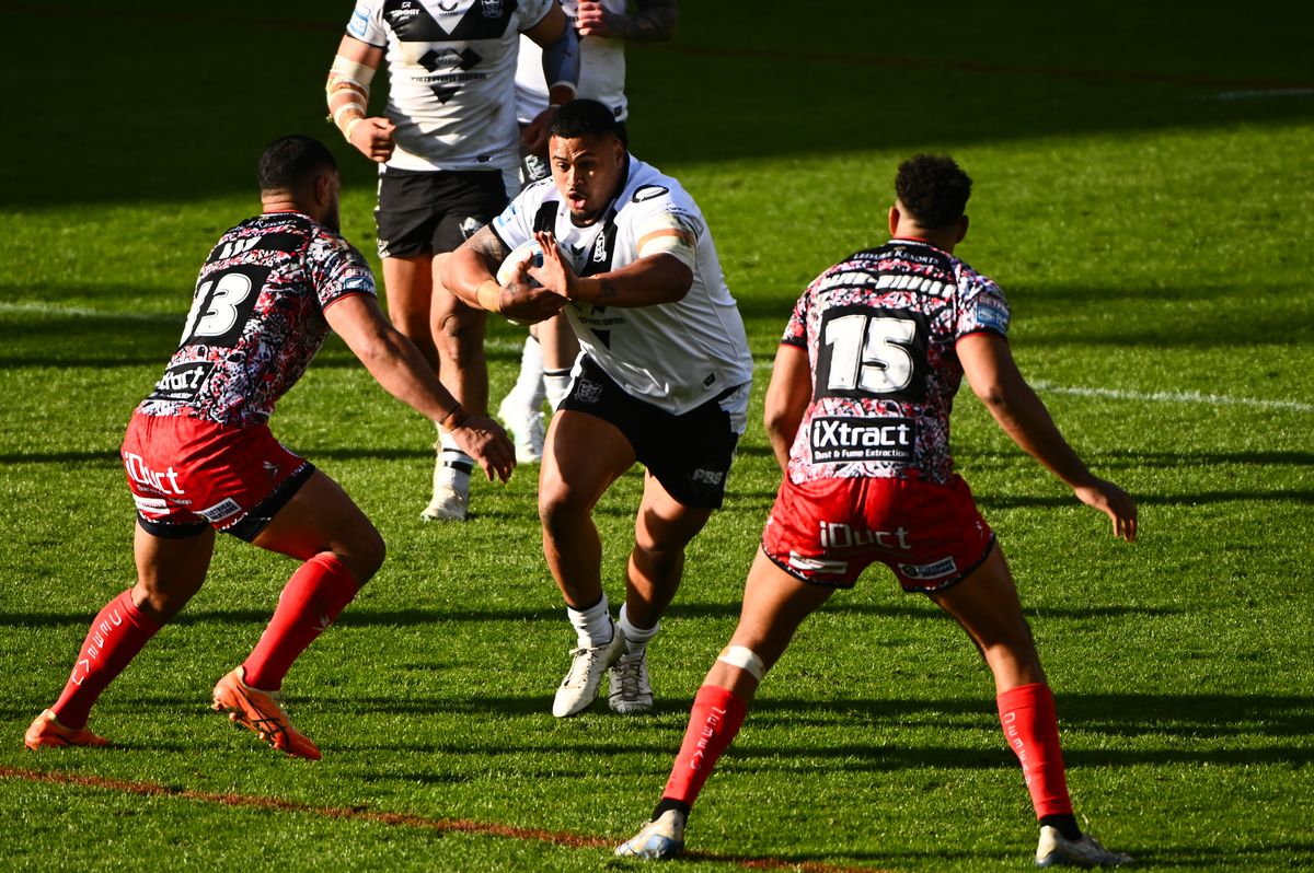 Hull FC prop Sam Lisone in action. 