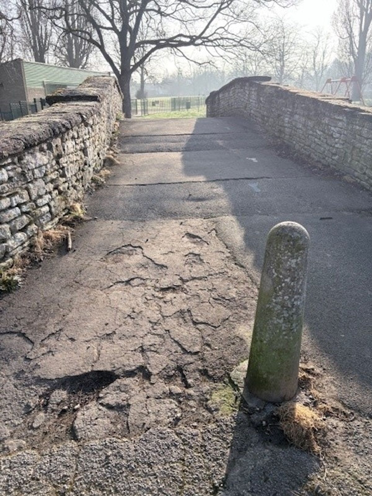 Pickering Park footbridge is one of the locations identified for improvement works