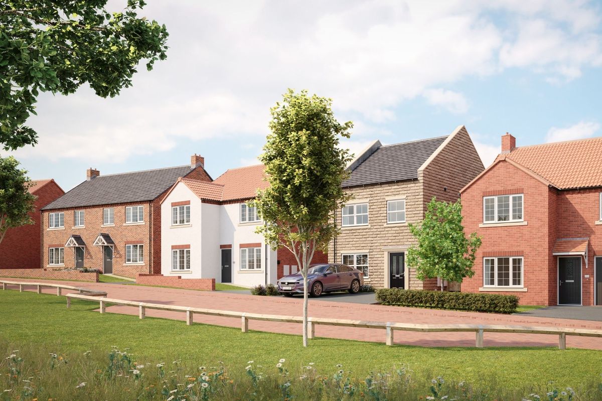 Avant Homes intends to build 51 new homes at Nafferton, near Driffield - computer generated image of proposed house types to be built