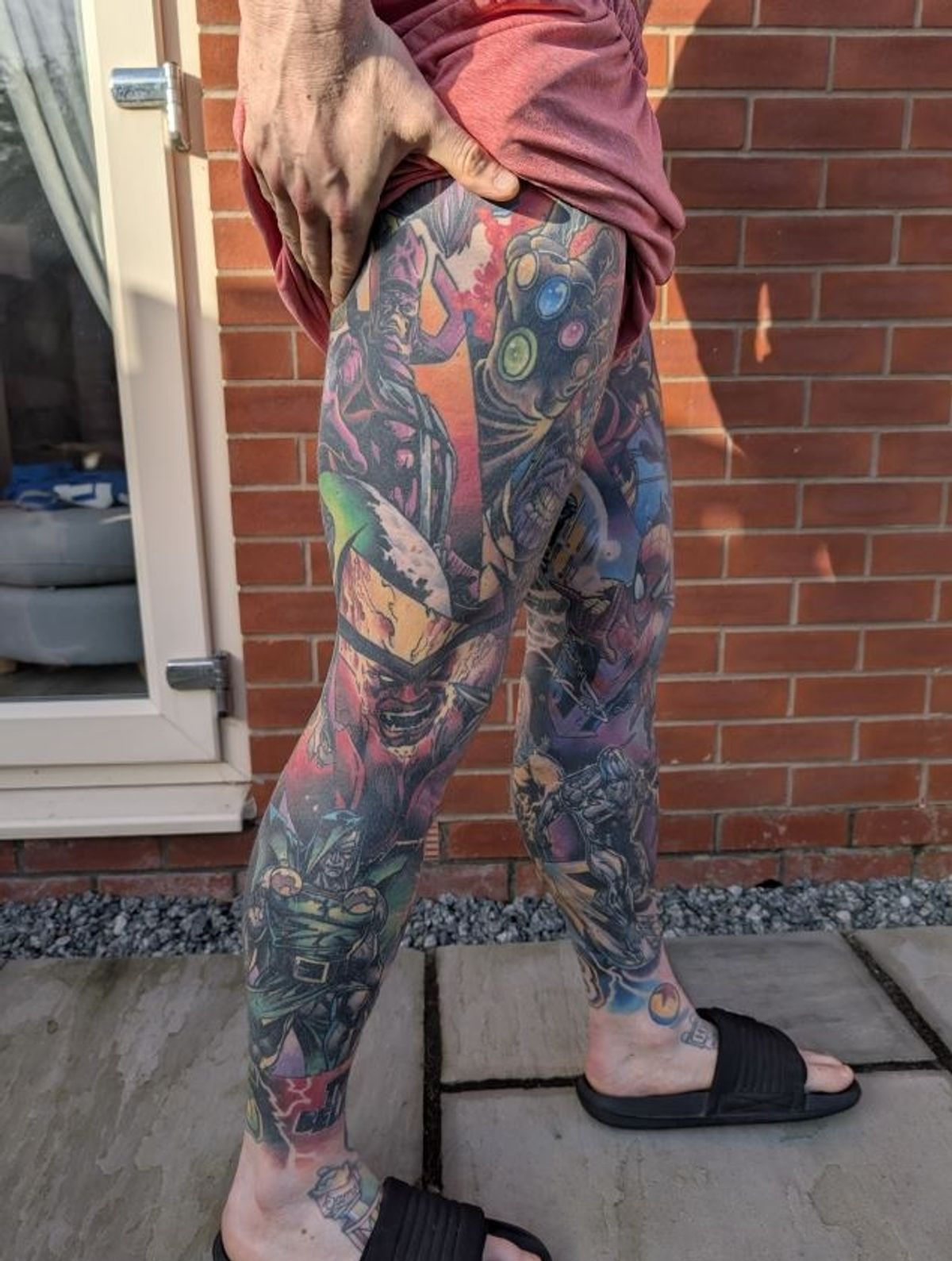 Tom Radford's next tattooed character will be Deadpool.